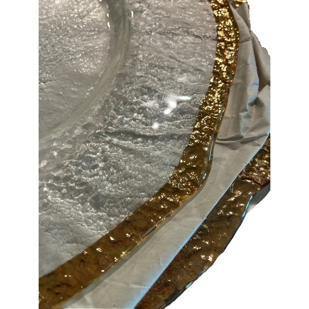 Glacier IVV Italian 10K Gold Trimmed 13